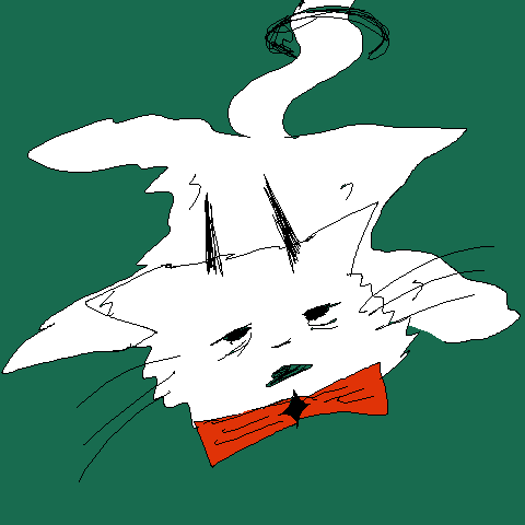 The Dry Dog, depicted as wet, lying flat on the ground outside