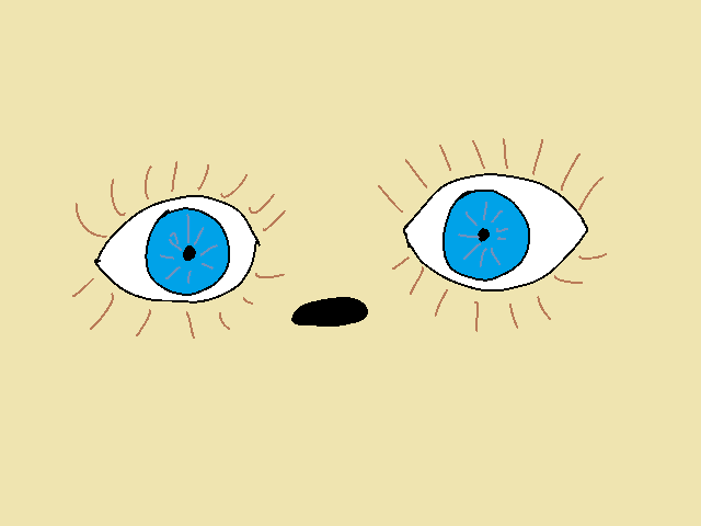Pinecone's big ol' eyes