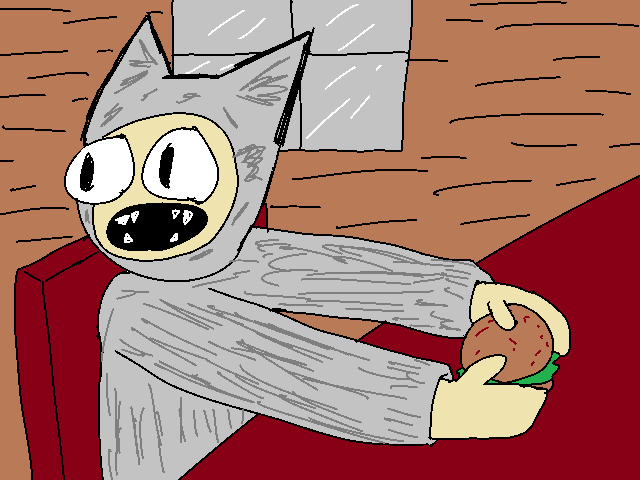 The raccoon from Pinecone's first pitch