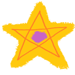 A decorative star